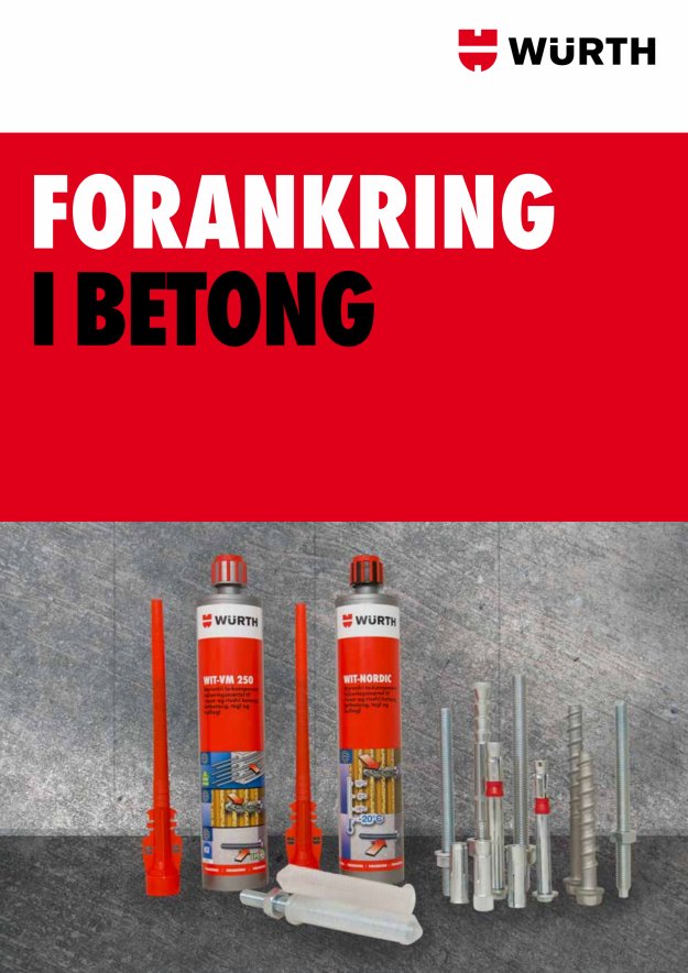 Forankring i betong