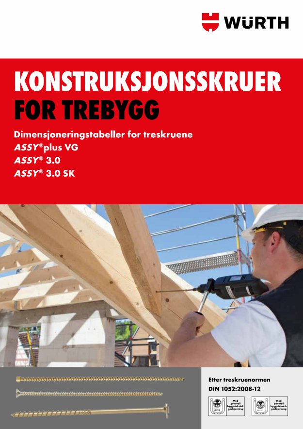 Konstruksjonsskruer for trebygg