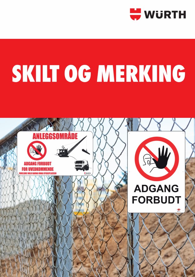 Skilt og merking