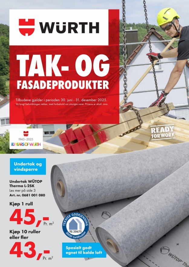 Tak- og fasadeprodukter