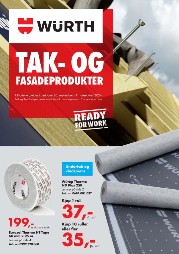 Tak- og fasade